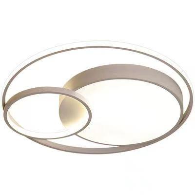 China Creative Modern Indoor Home Decor LED Lucky Ring Ceiling Light Living Room Lamp for sale