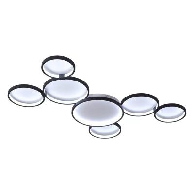 China Ultra Thin Home Durable Creative Decorative Living Room Design Dining Room Round LED Ceiling Light for sale