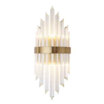 China Modern Contemporary Luxury Design K9 LED Crystal Wall Light Lamps Indoor Decor Lighting Customized for sale