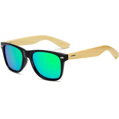 China 2021 Promotion Sunglasses China Factory Special Price Handmade Bamboo Sunglasses With Custom Logo On Arms for sale