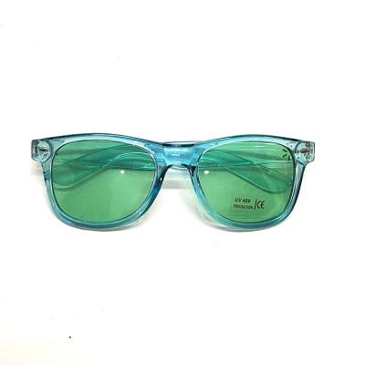 China Classic Transparent Promo Sunglasses Vintage Promotional Sunglasses With Custom Logo On Arms for sale