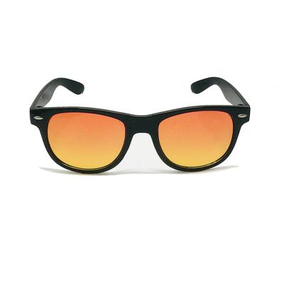 China Hot Sale Fashion UV400 Custom Logo Polycarbonate Sun Glasses Colorful Lens Sunglasses for sale