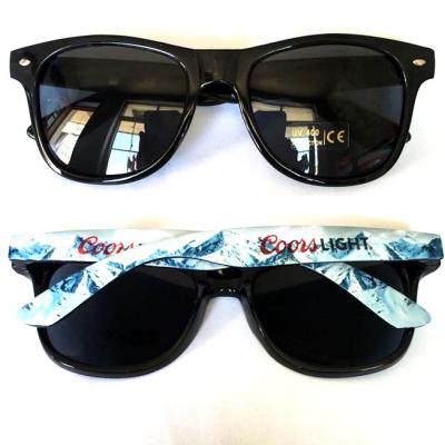 China Fashion sunglasses wholesale high quality full printing rectangular sunglasses plastic frame sunglasses for sale