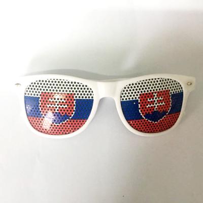 China Fashion Sunglasses Slovakia Flag Pinhole Sticker Glasses; Pinhole Sticker Sunglasses for sale