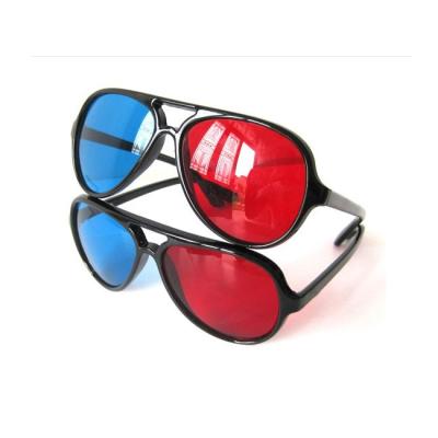 China hot sale custom plastic red blue sunglasses china 3d glasses 3d glasses 3d glasses for sale