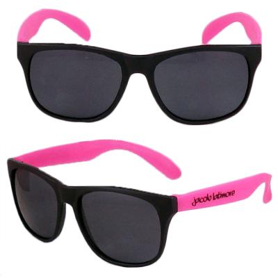 China Promo Sunglasses Wholesale CE Uv400 Glass Frame Sunglasses Black Big Promo Prices for sale