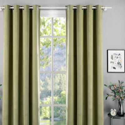 China 100% Polyester Nordic Style Blackout 2021 New Roller Blackout 2021 Fancy Decorative Bay Window Pivot Curtain Rods for sale