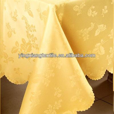 China 100% Cotton Jacquard Tablecloth Anti-Static Waterproof Fabric for sale