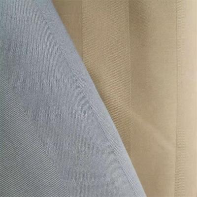 China Cotton Polyester Anti Pill Satin Stripe Solid Dyed Bed Sheet Fabric for sale