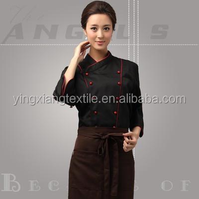 China restaurant & Bar Cotton And Polycotton Executive Workwear Uniforms Designer Chef Uniforms for sale