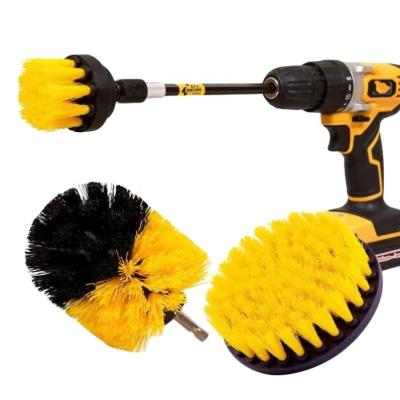 China Drill Cleaning Brush Kit Brush Car Washing Brush Kit Tool for sale