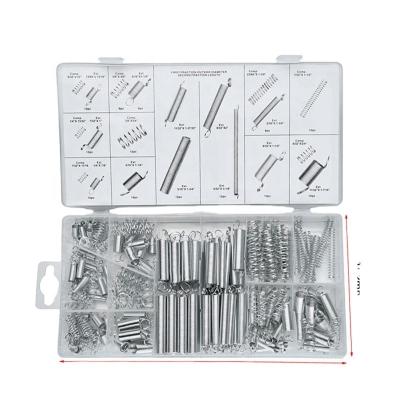 China Galvanized Spiral 200 Pcs Compression Spring And Tension Spring Tool Set for sale