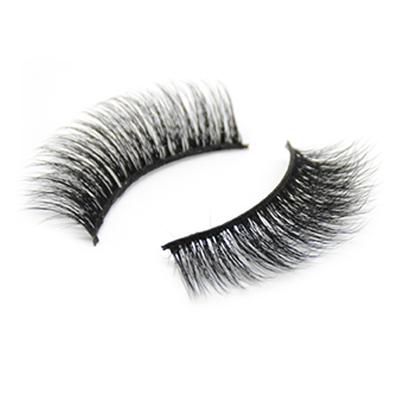 China Long Natural False Eyelashes With OEM Factory Direct Wholesale False Eyelash False Eyelashes Mink Fiber Eyelashes for sale