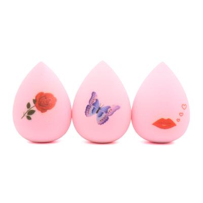 China Soft Water Drop Shape Super Soft Logo Beauty Makeup Sponge Wholesale Makeup Blender Sponge for sale