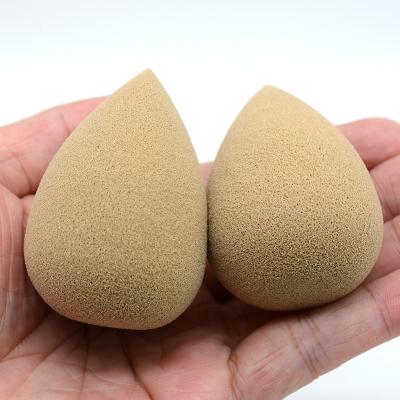 China Factory Washable Natural Cosmetic Biodegradable Puff Sponge Makeup Black Tea Soft Beauty Make Up Tool for sale