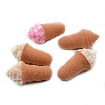 China Eco - Friendly Soft Ice Cream Shape Makeup Foundation Sponge Powder Puff Blender for sale