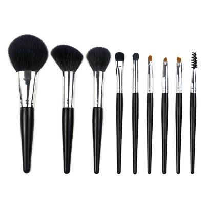 China Angular Blush Soft Synthetic Makeup Brush Women Hair Beauty 9pcs Kit Cosmetics Jialianyin Makeup Brush Set Tools for sale