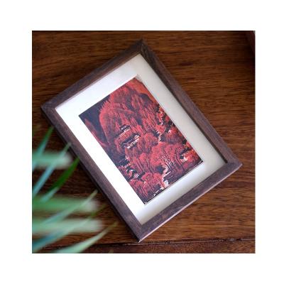 China Hot Selling High Quality Black Solid Wood Photo Frame Wood Frame Home Interior Decoration Wood Frame for sale