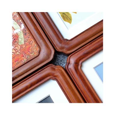 China Eco-Freindly Black Walnut Log High Quality Wall Frame 8x10/12x16 Home Decor Wood Frames for sale