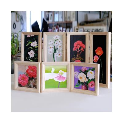 China Eco-Freindly Modern Style 15x15/20x20 Modern Picture Frame Square Frame Home Solid Nordic Display Picture Frames For Sale for sale