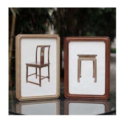 China Eco-Freindly Sale luxury8x10 a4 solid wood tabletop wood for engraving picture frame for sale