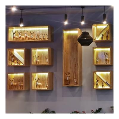 China Eco-Freindly Wholesale White Snap Photo Frame Led Light With Wooden Photo Frame for sale