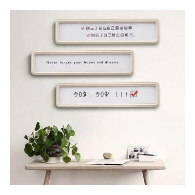 China Eco-Freindly Banner Advertising Wooden Frame Wall Frame Decorative Art Solid Beech Wood Photo Frame for sale