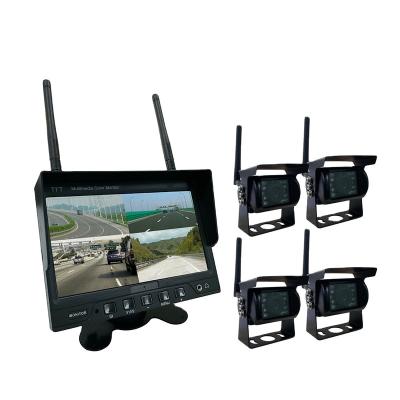 China Waterproof Wireless Monitor 7inch Truck Rearview System With Night Vision Truck Reverse Camera for sale