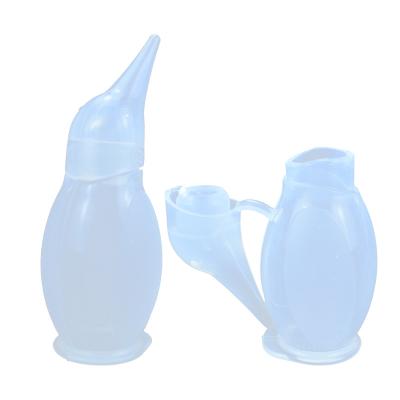 China Baby Nasal Cleaner Penguin Nose Silicone Nasal Aspirator Baby Nasal Cleaner for sale