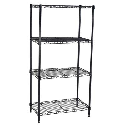 China Factory direct sale minimalist chafing dish rack cabinet shelf supports kitchen storage body 5 tier steel wire boltless shelving for sale