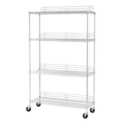 China Grid Shelf Display Rack Metal Storage Rack Office Home Stored Use Shelves For Sale for sale