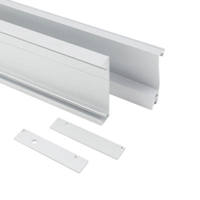 China High Quality Joint Decorations Baseboard Aluminum Profiles Wall Mounted Cabinet Floor Led Skirting Profile for sale