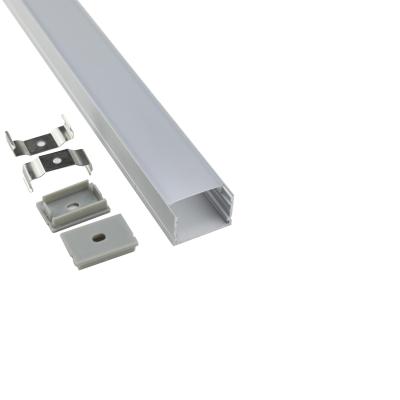 China Led Profile Anodized Extrusion U Shape Aluminum LED Strip Light Channel for sale