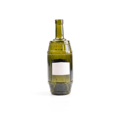 China Custom Good Quality Glass Eco-friendly Recyclable Wholesale Wine Bottle Any Unique Shape 750cl Bottle Shape Glass Liquor Bottle for sale