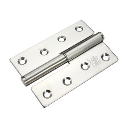 China JL233K Stainless Steel Silver Mirror-Polished 304 Stainless Steel Cabinet Door Hinges for sale