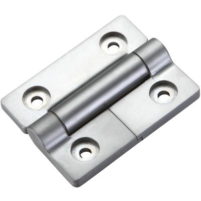 China Industry Field JL256 ZDC Matt Chrome Plated Torque Hinges With SS Spacer And Pin for sale