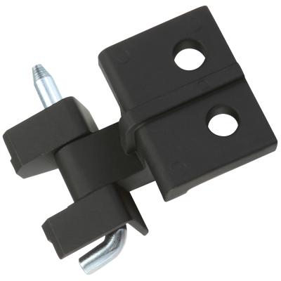 China Industrial Factory JL255 Black Powder Zinc Alloy Cabinet Torque Concealed Hinge for sale