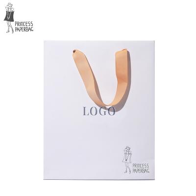 China Recycled materials premium fashionable paper shopping bag for wine clothing packaging jewelry and small gift or paper bag for promotional items for sale