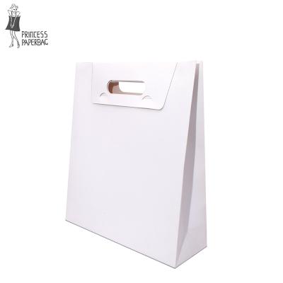 China Beautiful Recycled Materials Folder Package Paper Bag for sale