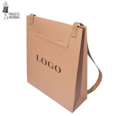 China Recycled Materials Customized School Bag Gift Bag With Cutstom Embossing Logo For Gift for sale