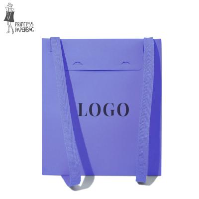 China Best Selling Recycled Materials School Bag Gift Bag With Cutstom Embossing Logo For Gift for sale