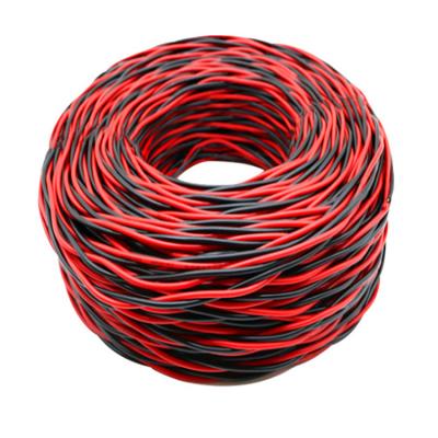 China Delivery Timely Indoor And Outdoor Twisted Pair Flexible Cable 450 To 750V RVS 2 Core PVC Insulated Copper Core for sale