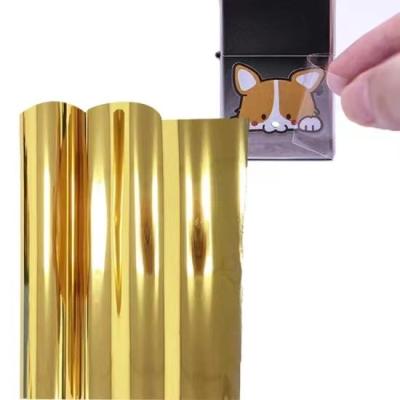 China 60cmx100m Durchsichtige UV-Film Gold Silber Weiß Ab Pet Film Druck Dtf UV Pet Film zu verkaufen