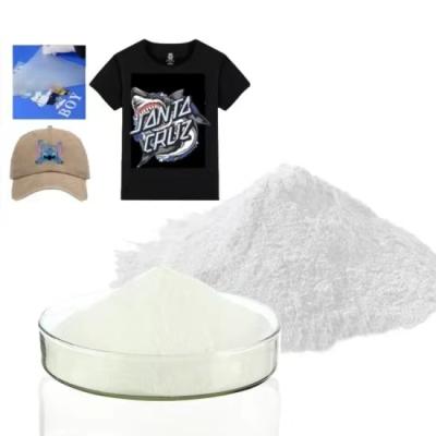 China TPU Soft Stretchable DTF Powder White Adhesive DTF Hot Melting Powder for sale