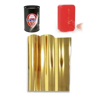 China Gold Foil DTF Transfer Film Sheets Label UV DTF Film Printing For Mugs Transfer for sale