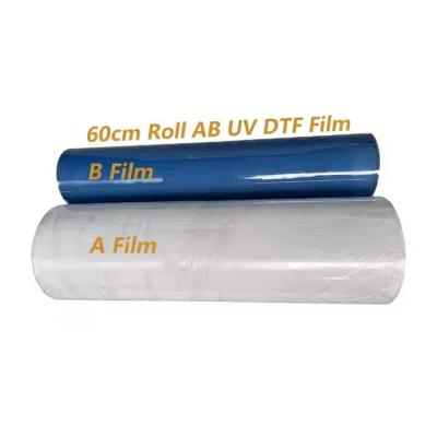 China 60cm DTF UV Pet Film Roll Sheet UV DTF Cup Wrap Impressão digital Ab Film à venda