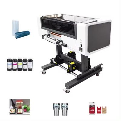 China 3 Heads 30cm UV DTF Printer AB Film Media Direct To Film UV Printer With UV Ink for sale