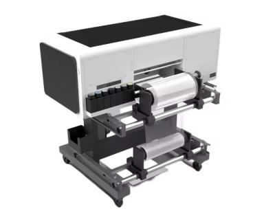 China Double Printhead UV DTF Printer 220V / 110V For Media AB Film Printing Results for sale