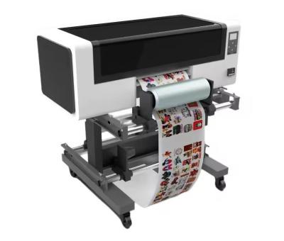 China 30cm Roll UV DTF Film Printer Automatic Maintop Rip Ink Consumption For Plastics Woods for sale