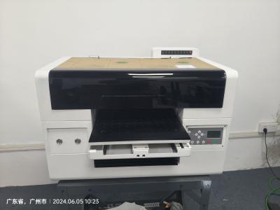 China Flatbed Glass UV Printer Machine 1440dpi resolution Two Print Heads With CMYK W Ink for sale